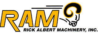 Logo RAM Rick Albert Machinery, Inc.